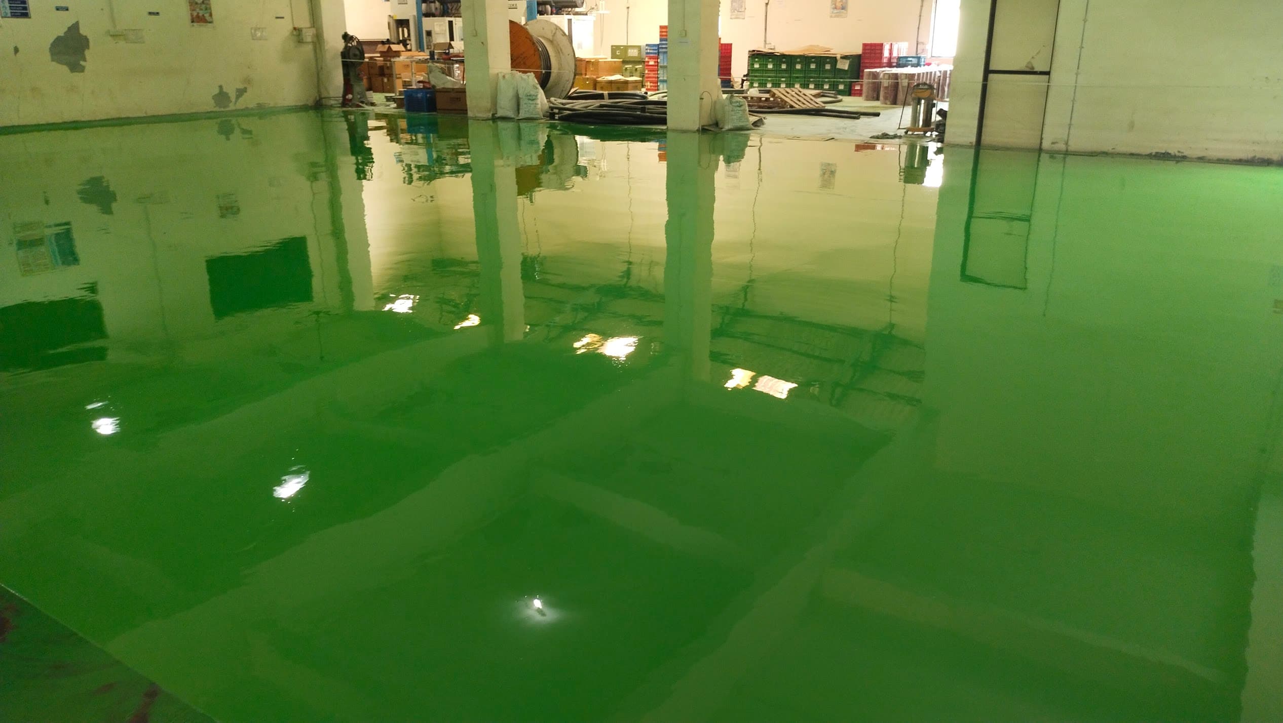 Epoxy flooring project 15