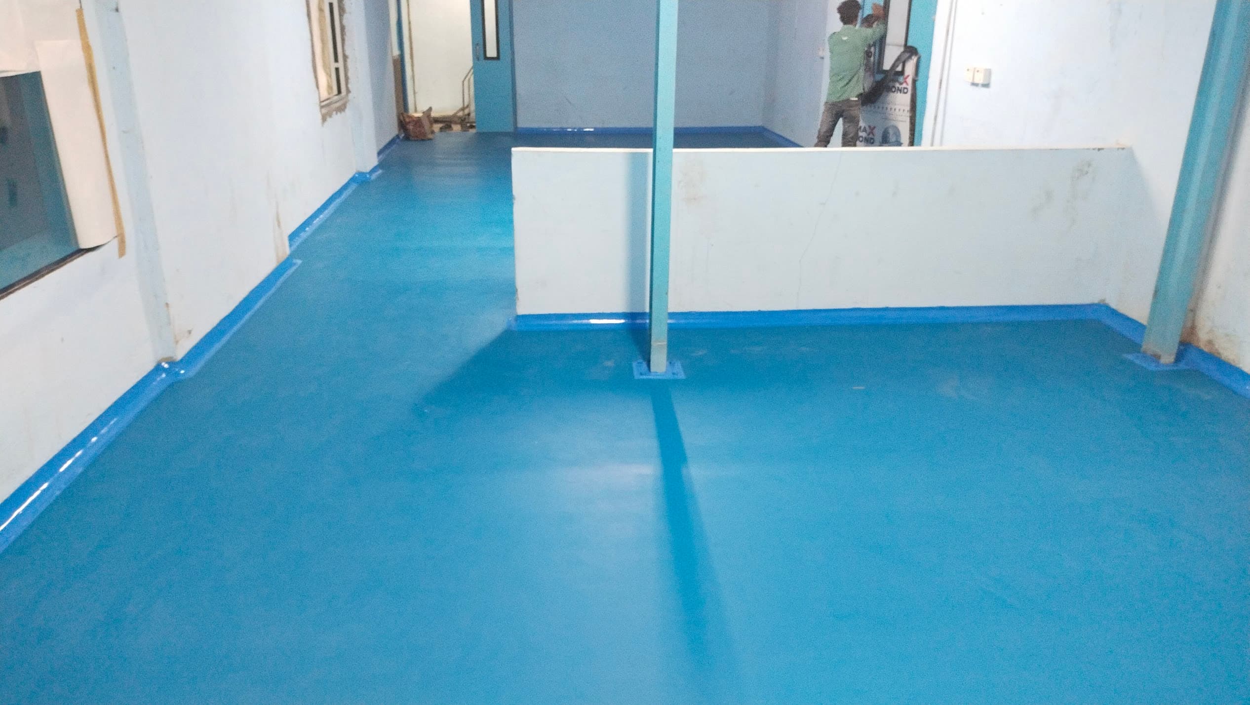 Epoxy flooring project 6