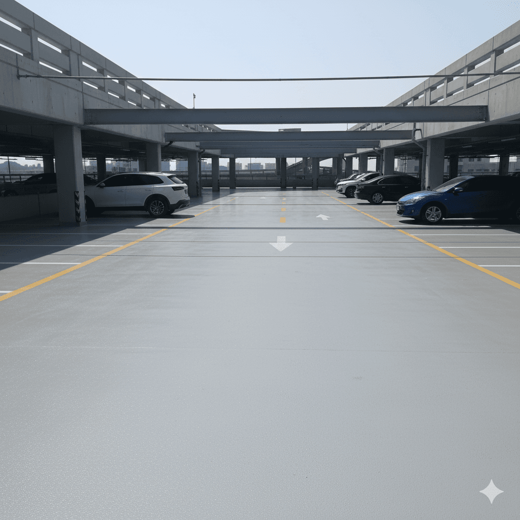 Epoxy flooring PU Car Park Coating (UV Resistant) in India and UAE