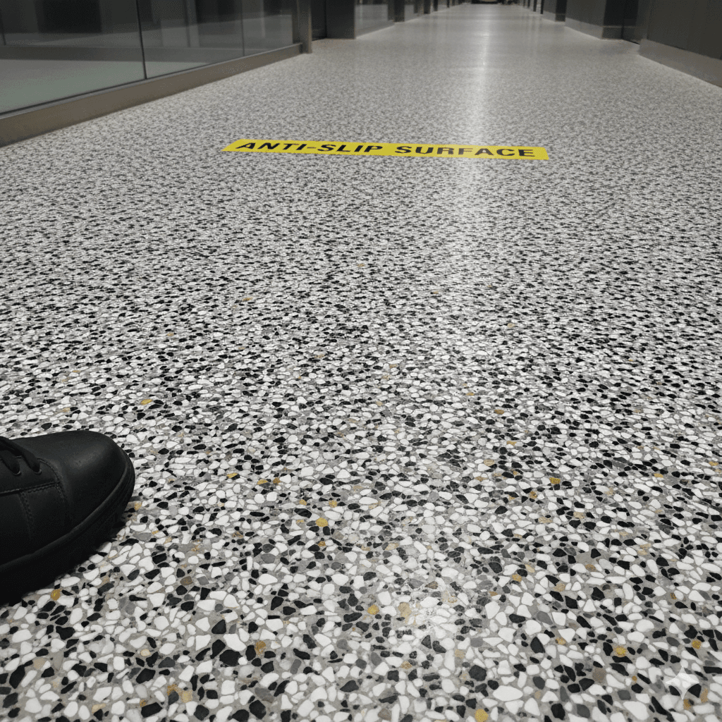 Epoxy flooring Decorative Epoxy Flooring (Anti-Skid) in India and UAE